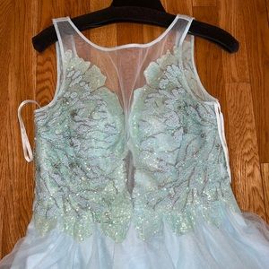 BASIX short blue formal dress size 12